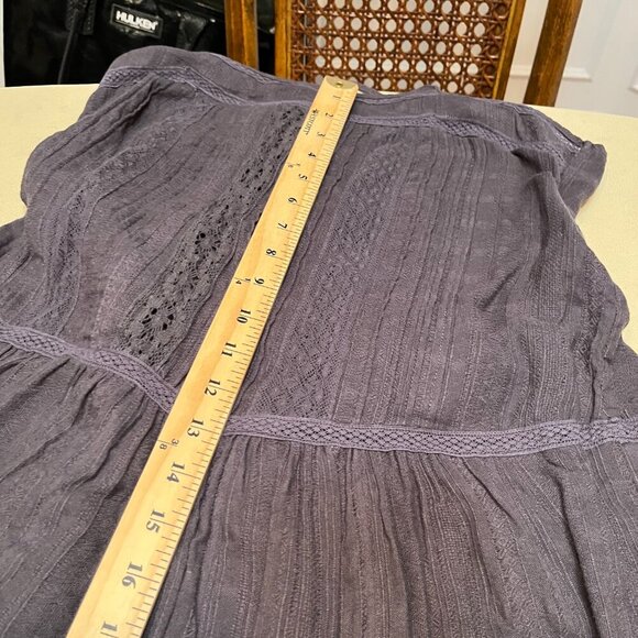 Lucky Brand Tiered Ruffle Maxi Dress   Cotton - Picture 16 of 16